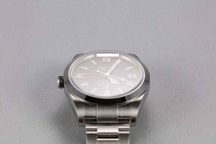 2019 Rolex 39mm Explorer 214270 with Box and Papers