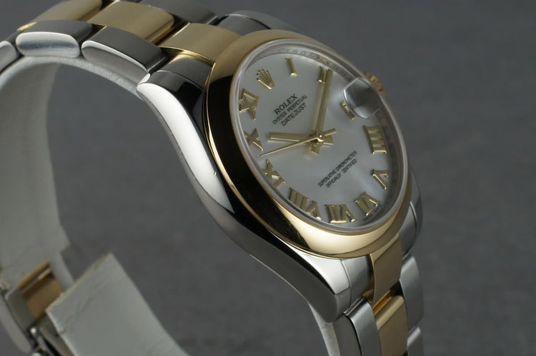 2006 Rolex Midsize 18K/SS Datejust 178243 with Box and Papers