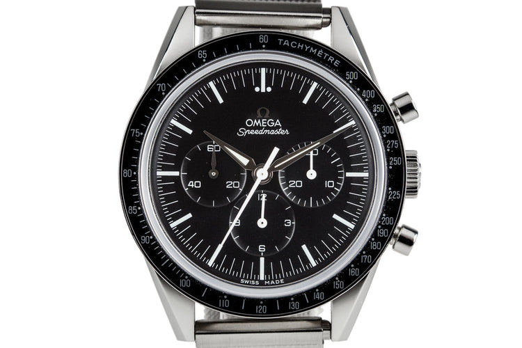 2014 Omega Speedmaster 3132403001 Straight Lug Case with Box and papers