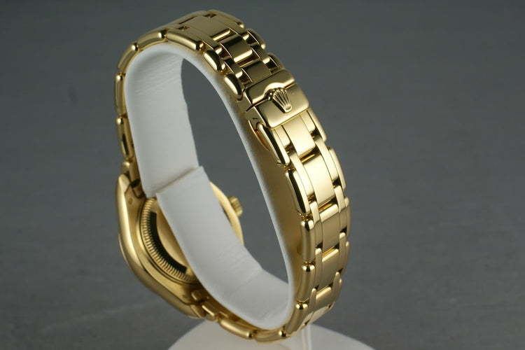 Rolex Ladies Masterpiece 69318 with12 Diamond Bezel