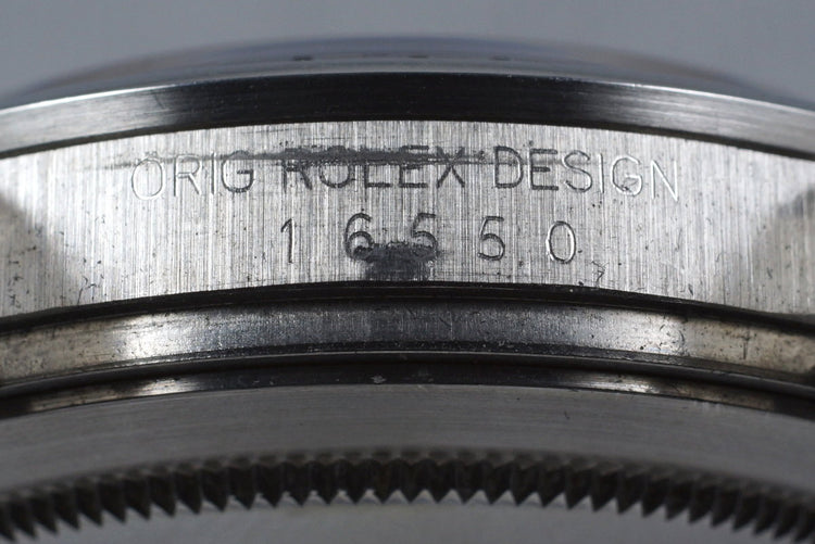 1985 Rolex Explorer II 16550 Cream Rail Dial