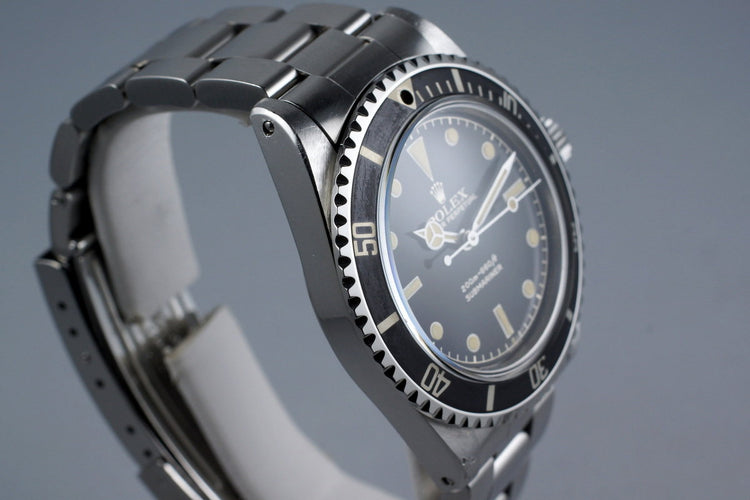 1963 Rolex Submariner 5512 PCG Gilt Glossy Chapter Ring Dial