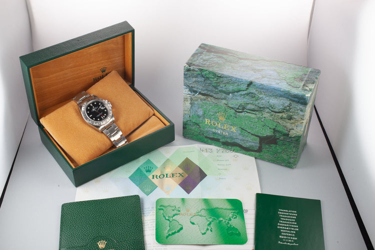 2002 Rolex Explorer II 16570 with Box and Papers