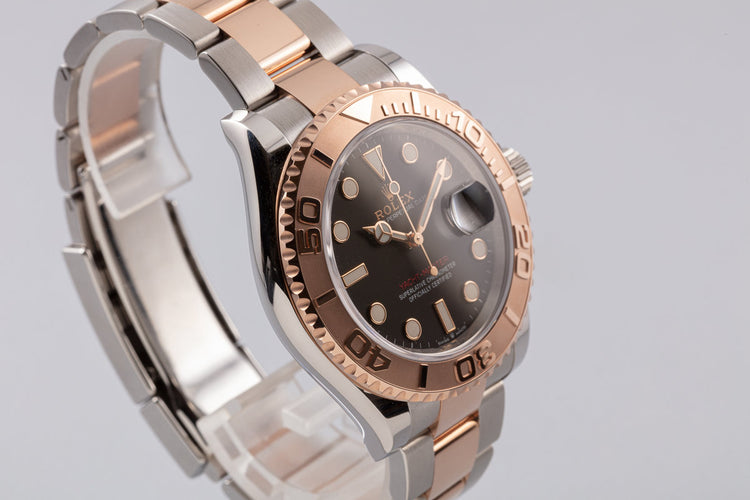 2020 Everose Rolesor Rolex Yacht Master 126621 Box & Card