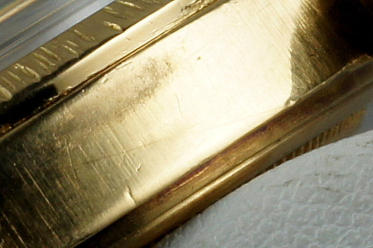 1968 Rolex 18K YG Bark President 1807