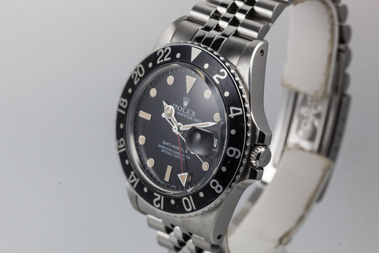1984 Rolex GMT-Master 16750 with Black Bezel Insert