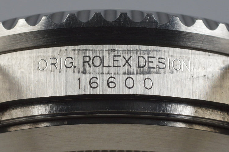 2000 Rolex Sea Dweller 16600 with Box and Papers