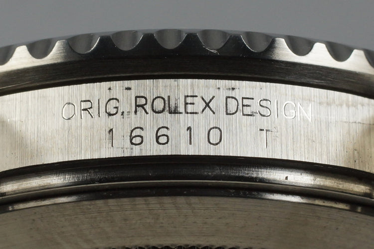 2004 Rolex Green Submariner 16610LV Mark II Dial with Box and Papers