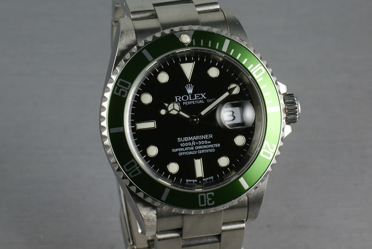 Rolex Green Submariner 16610 LV Mark 1 dial