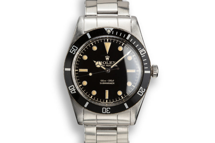 1958 Rolex Submariner 5508 Gilt Service Dial