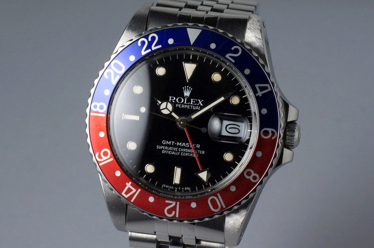 1988 Rolex GMT 16750 with Box and Papers