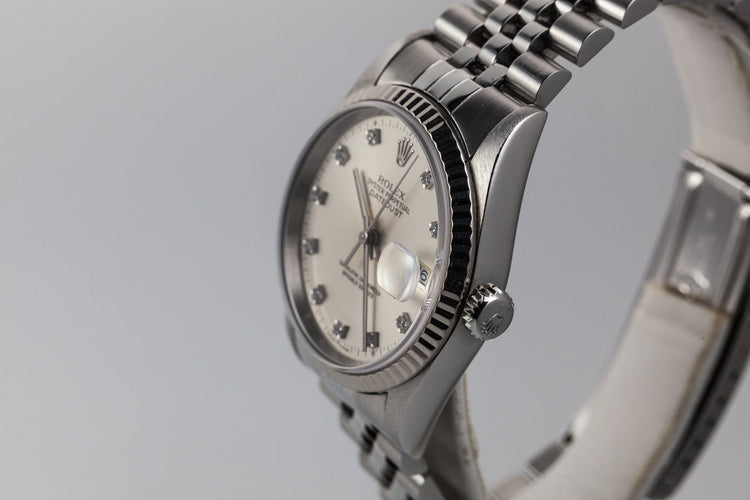 1995 Rolex Datejust 16234 With Diamond Markers
