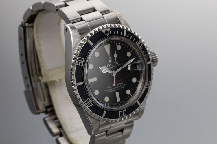 1971 Rolex Red Submariner 1680 with MK V Dial
