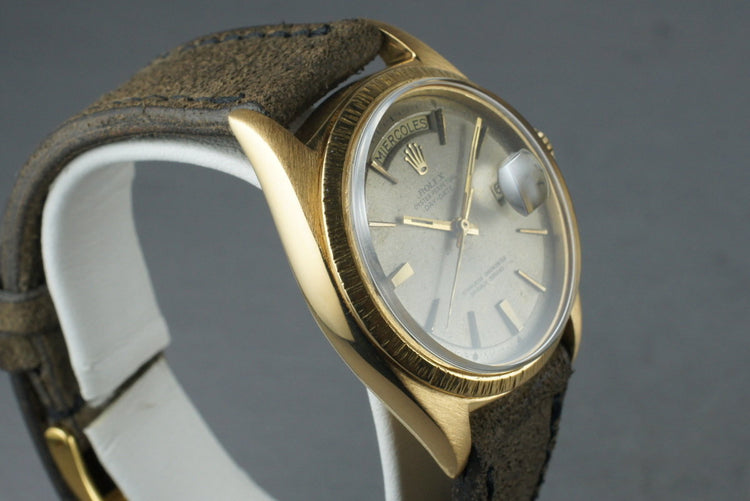 1968 Rolex 18K YG Bark President 1807