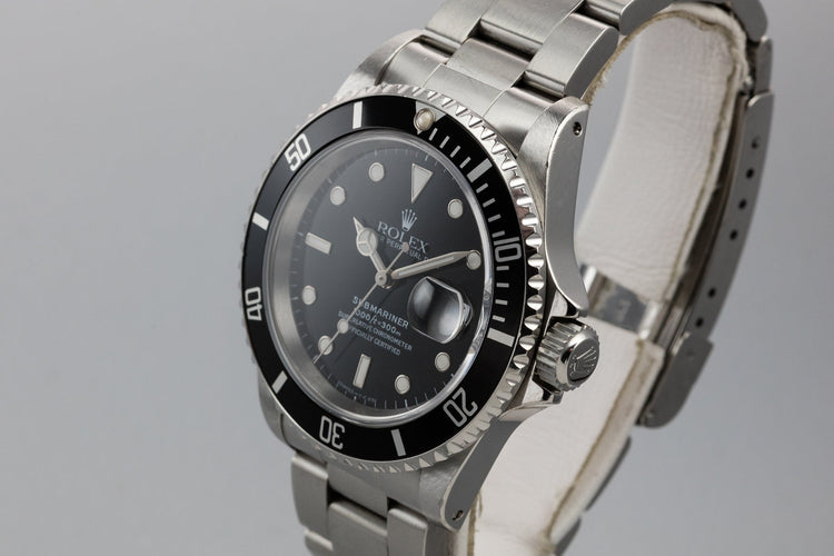 1995 Rolex Submariner 16610