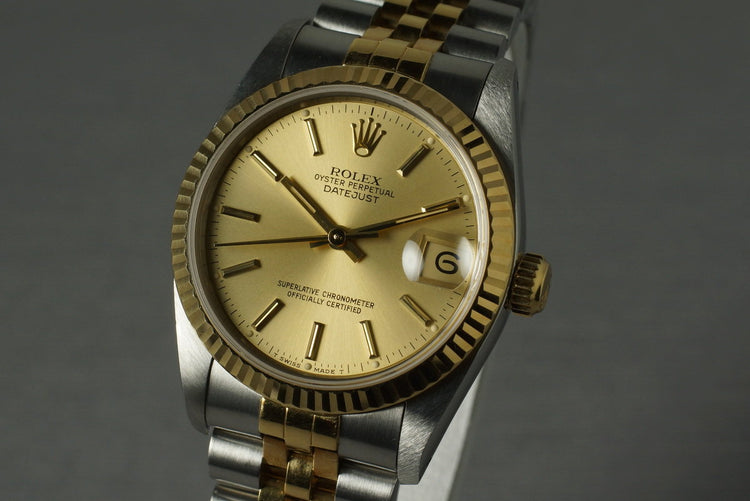 1991 Rolex Two Tone DateJust Mid Size 68273
