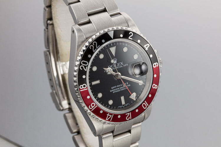 2002 Rolex GMT-Master II 16710 "Coke" with Box
