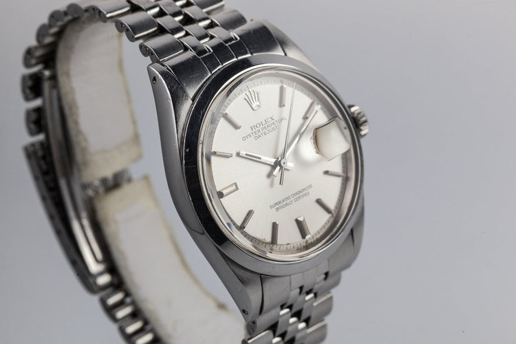 1970 Rolex DateJust 1600 with Silver Sigma Dial