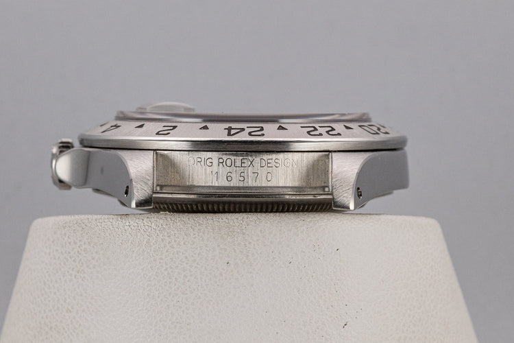 1991 Rolex Explorer II 16570 Black Dial with Box and Papers