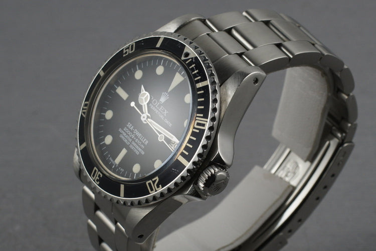 1978 Rolex Sea Dweller 1665 Rail Dial