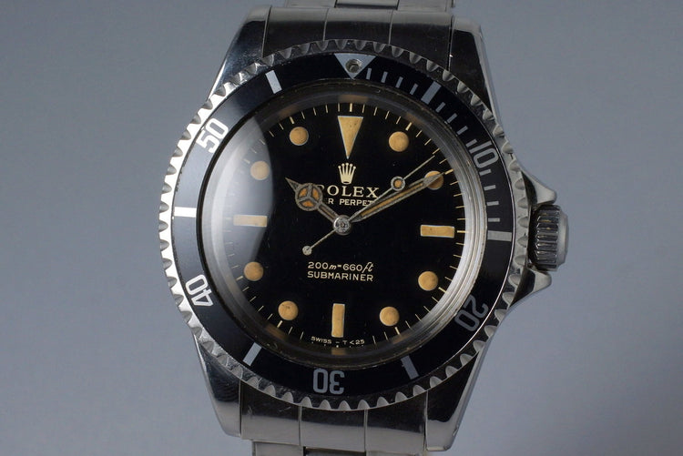 1965 Rolex Submariner 5513 Glossy Gilt Dial