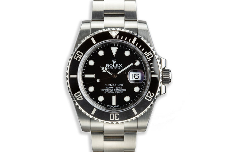 2015 Rolex Submariner 116610LN with Box and Papers