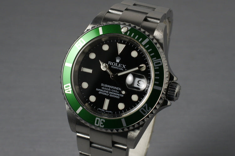 2005 Rolex Submariner 16610V with Box and Papers