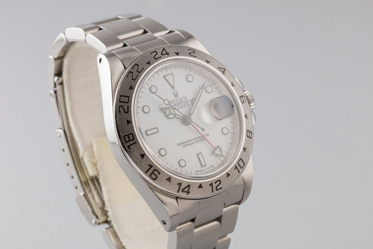 1995 Rolex Explorer II 16570 White Dial Box, Papers and Booklets