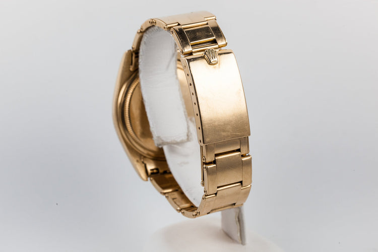 1977 Rolex 18K DateJust 1601 with 18K Oyster Bracelet