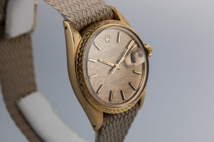 1972 Rolex Date 1514 with Brown Mosaic Dial