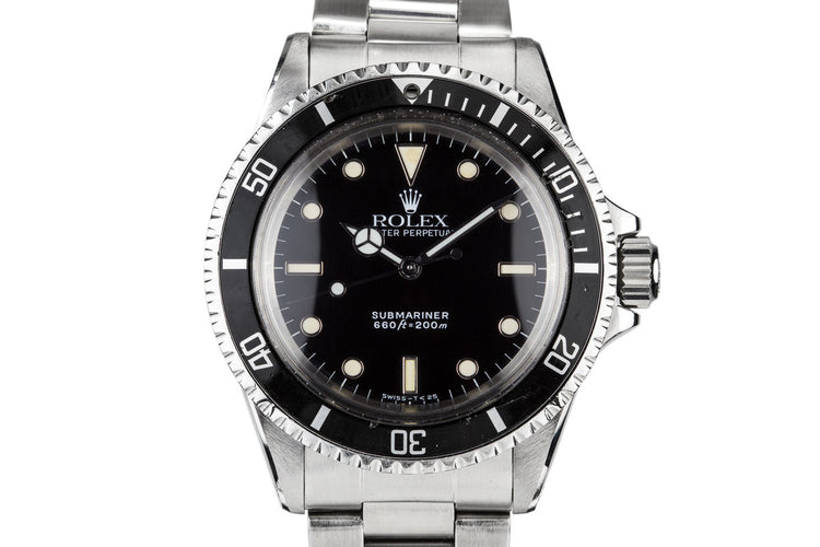 1968 Rolex Submariner 5513 with Service Dial and Hands