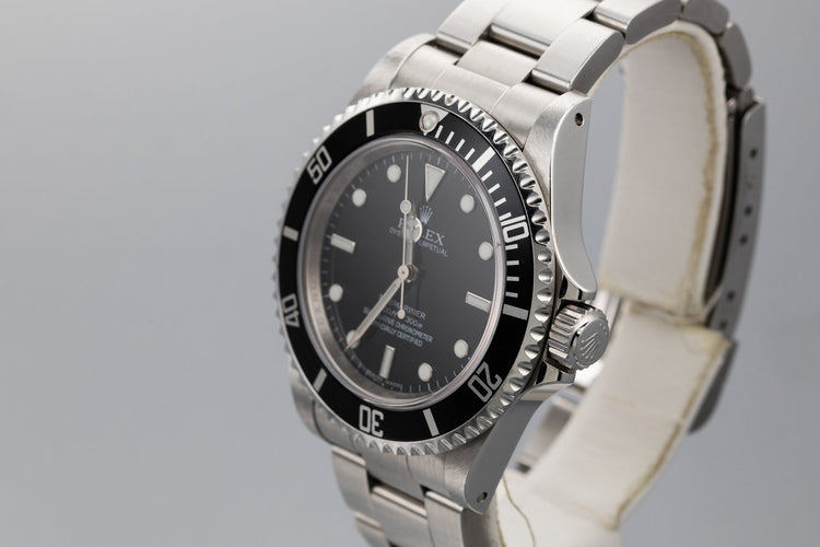 2010 Rolex Submariner 14060M Four Line Dial with Box and Papers