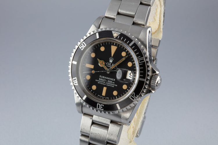 1979 Vintage Rolex Submariner 1680 with Box and Papers