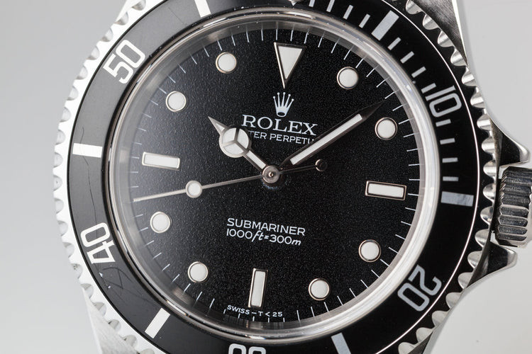 1995 Rolex Submariner 14060 with Textured Dial