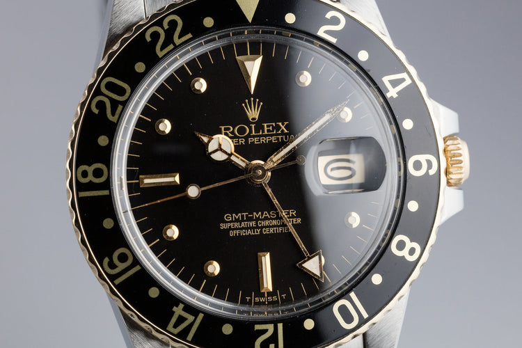 1979 Rolex Two-Tone GMT-Master 16753 Black Nipple Dial