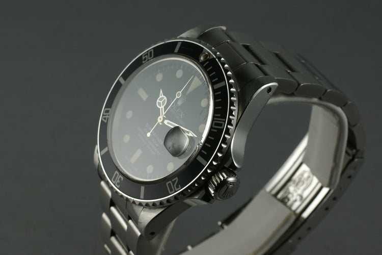 Rolex Submariner 16800 Fantastic Matte dial and Unpolished case