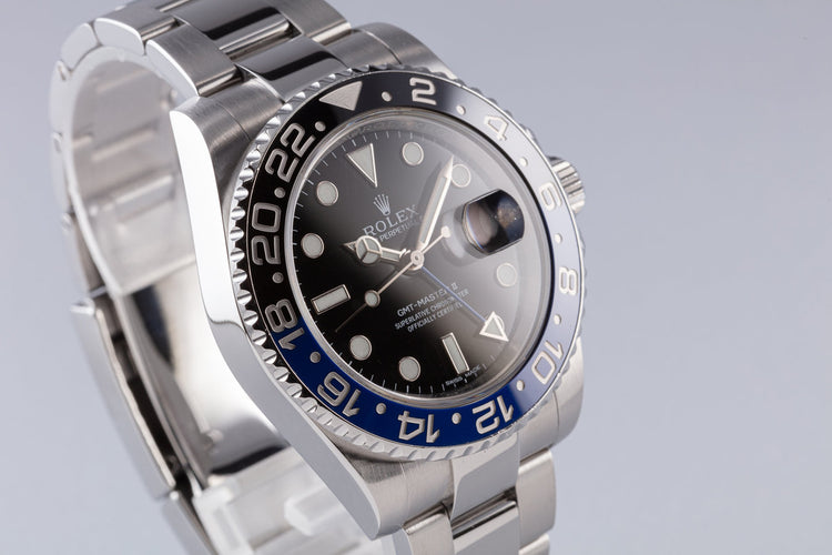 Rolex GMT-Master II 116710BLNR w/ Box and Booklets