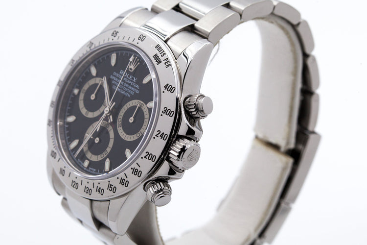 2007 Rolex Daytona 116520 Black Dial