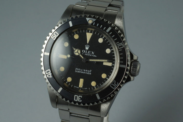1969 Rolex Submariner 5513 Meters First