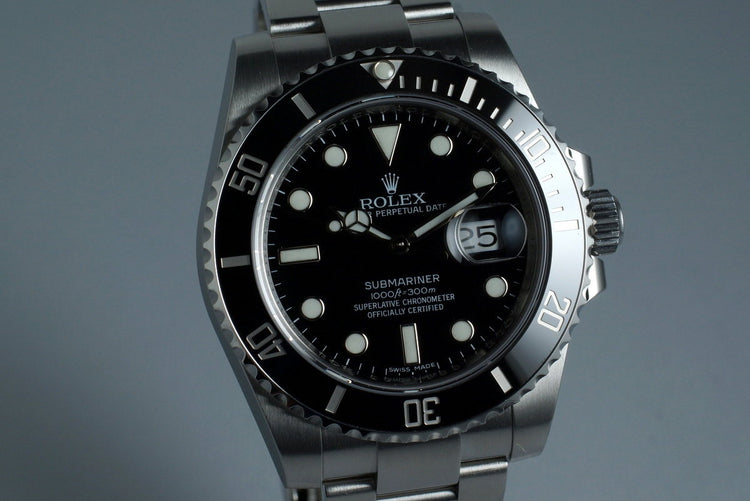 2010 Rolex Submariner 116610 with Box and Papers