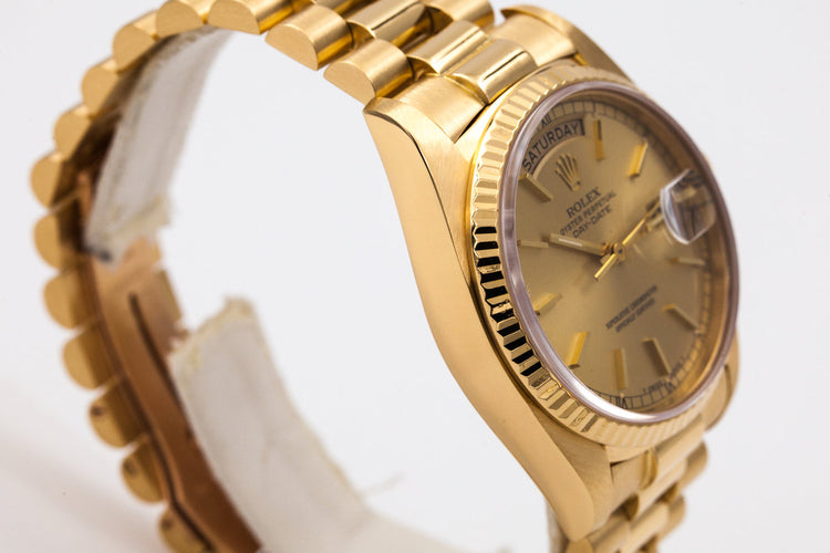 1981 Rolex YG Day Date 18038