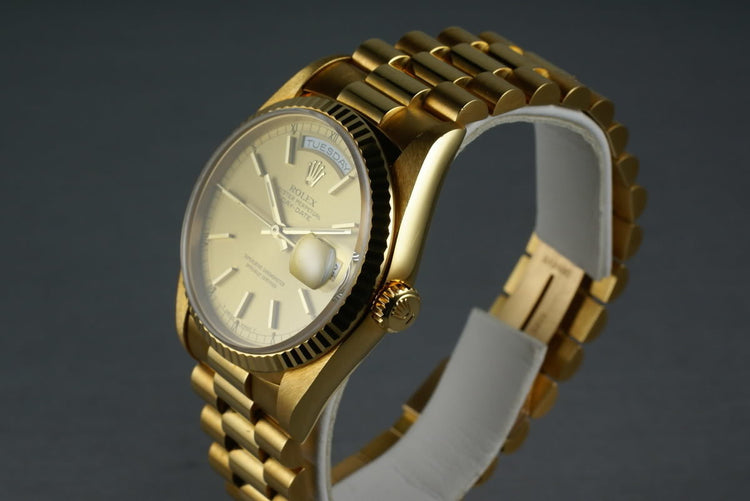 President 18238 Unpolished with an awesome rich rosy case patina