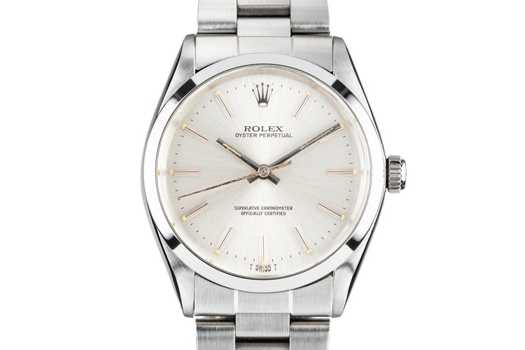 1983 Rolex Oyster Perpetual 1002 Silver Dial