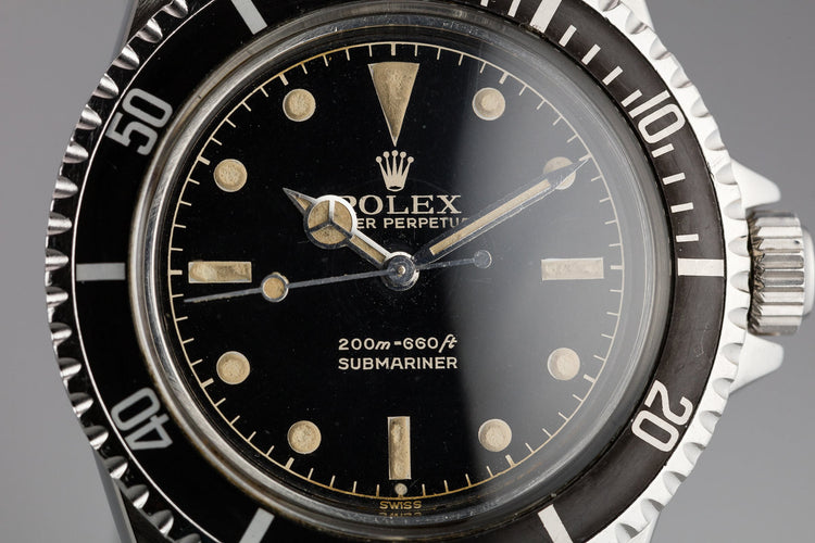 1963 Rolex Submariner 5512 PCG Meters First Exclamation Gilt Dial