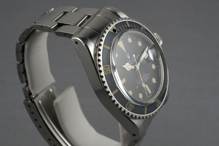 1970 Rolex Red Submariner 1680 Mark IV Dial
