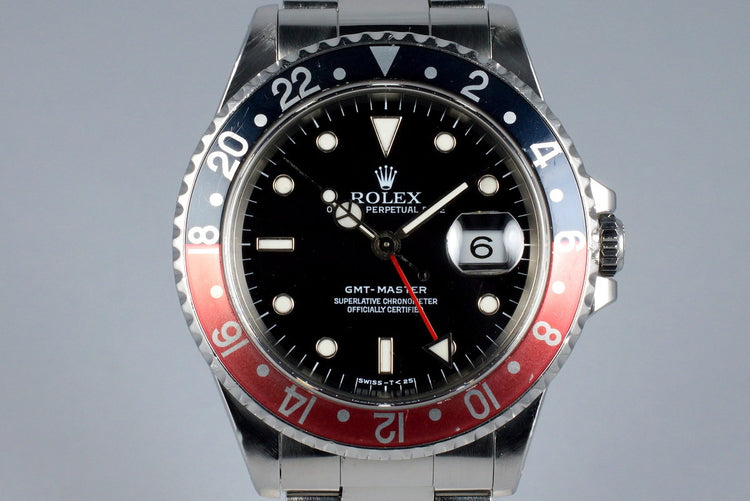 1999 Rolex GMT 16700 with Box and Papers