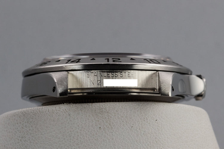 1991 Rolex Explorer II 16570 Black Dial with Box, Papers, and Service Papers