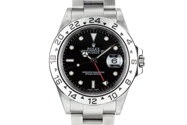 2002 Rolex Explorer II 16570 with Box and Papers