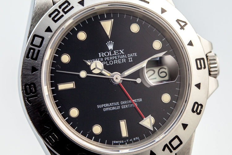 Rolex Explorer II ‘Spider’ Rail Dial 16550 with Box and Booklets