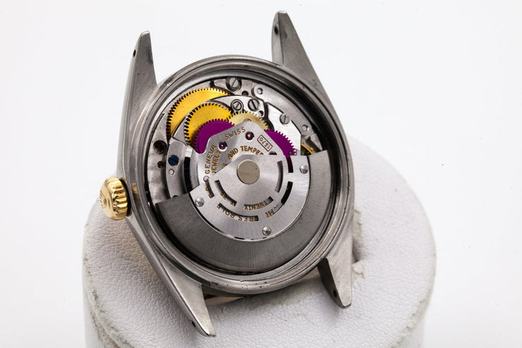 1972 Rolex Two Tone DateJust 1601 Gold Dial with Box and Papers